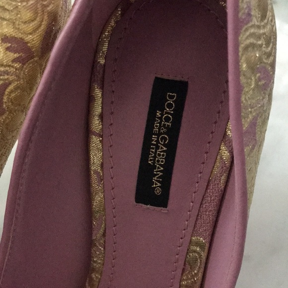 Dolce & Gabbana Purple Heels 37.5 - Picture 3 of 7